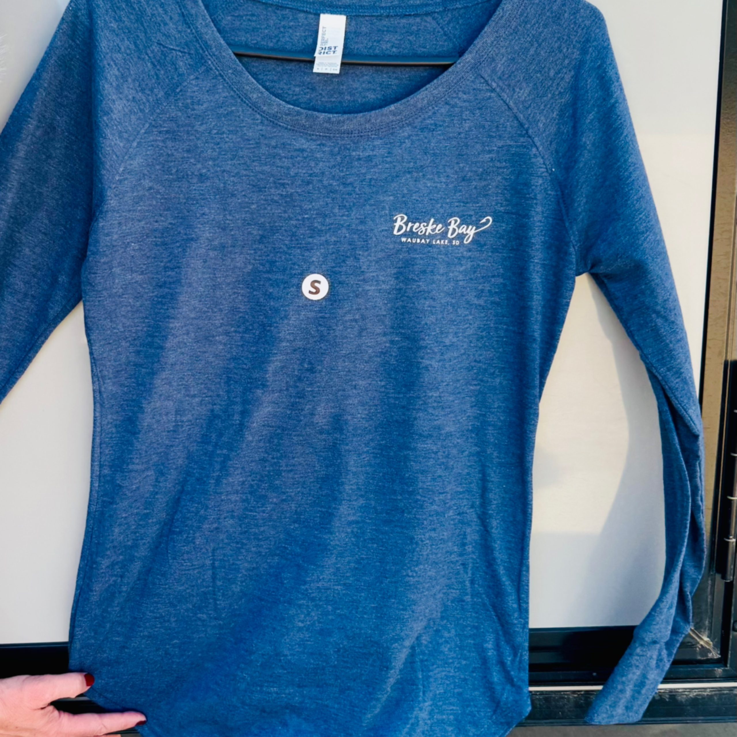 Ladies Navy Long Sleeve