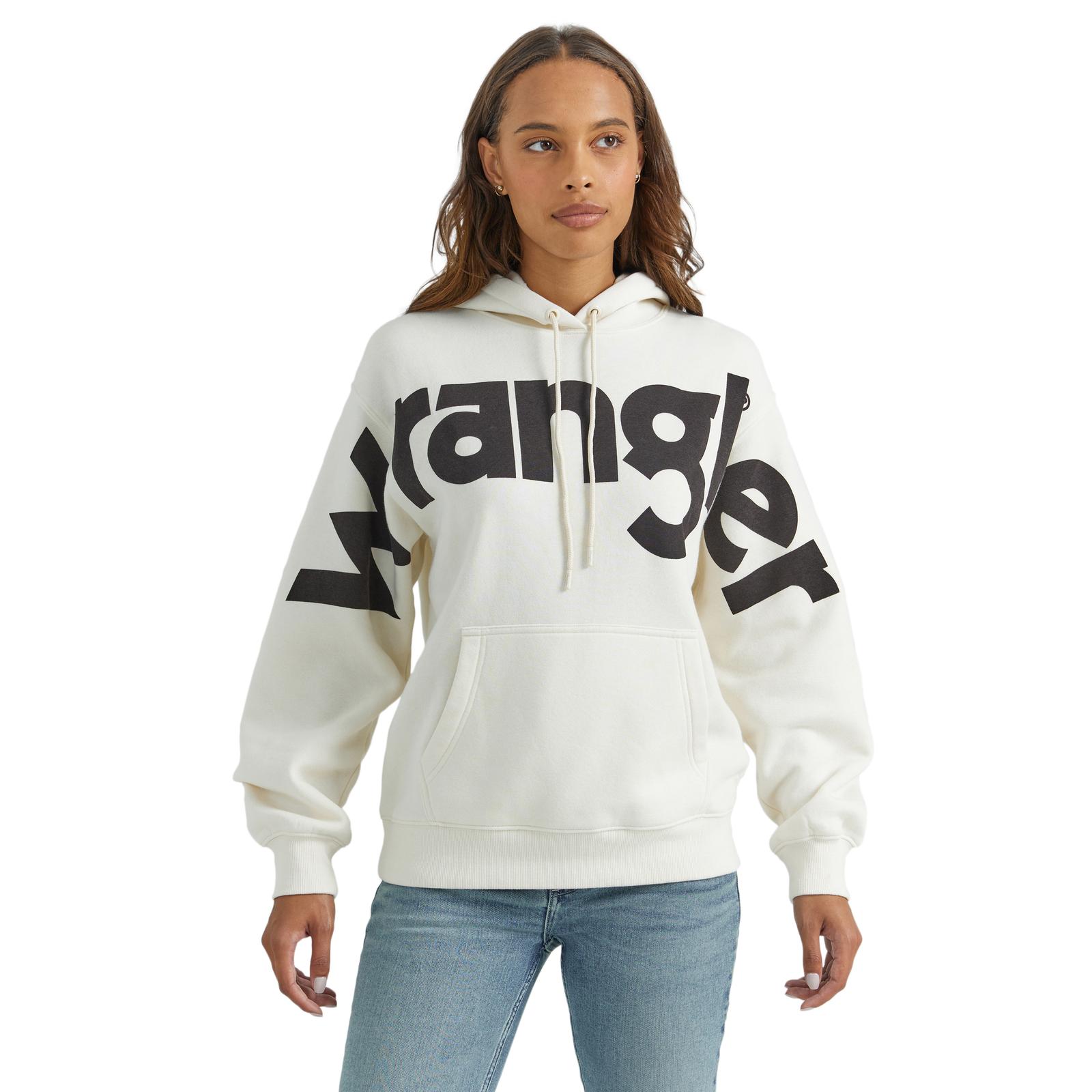 Wrangler Retro® Western Vintage Hoodie - White