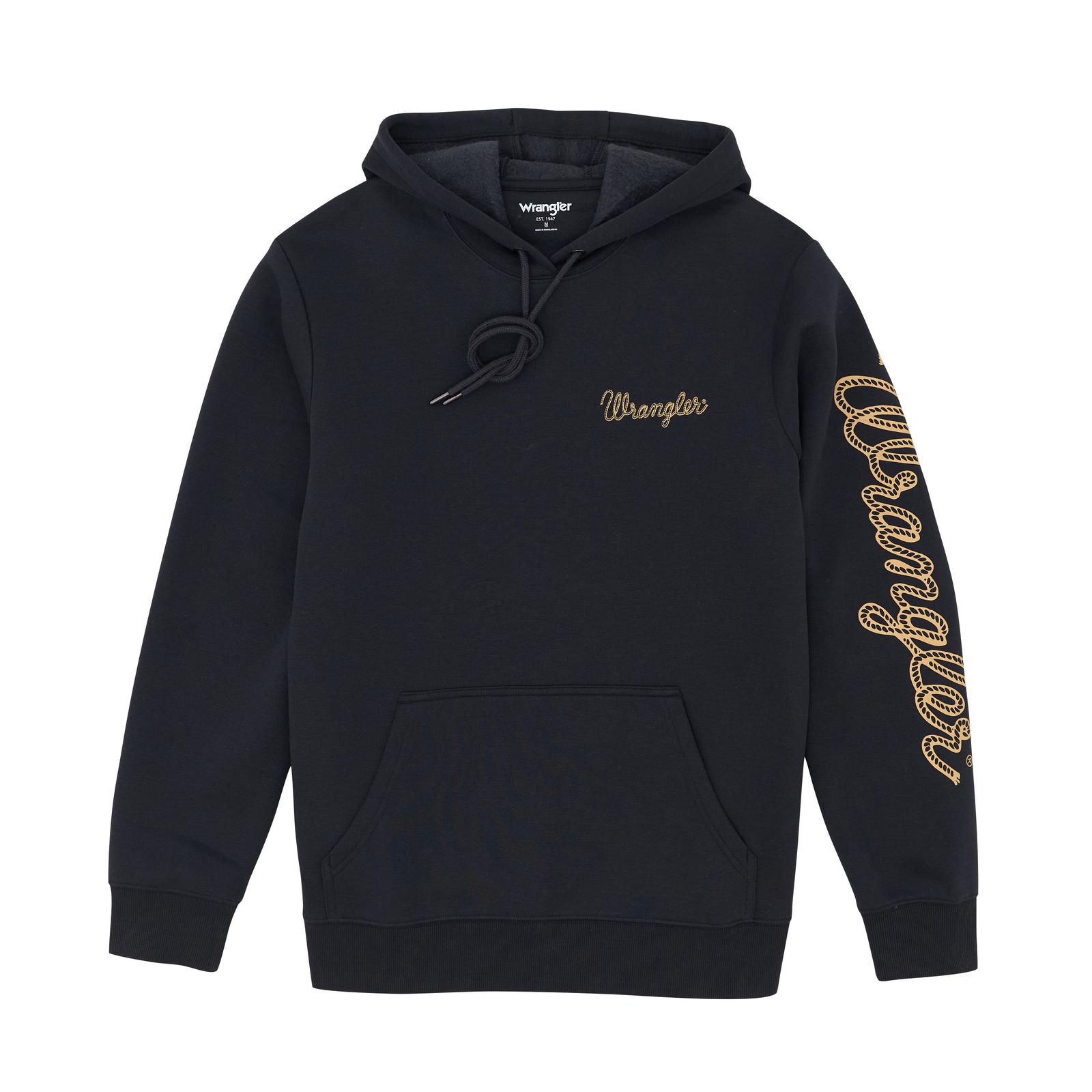 Wrangler® Graphic Hoodie - Regular Fit - Jet Black