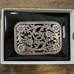 Nocona Ladies Rectangle Buckle Floral