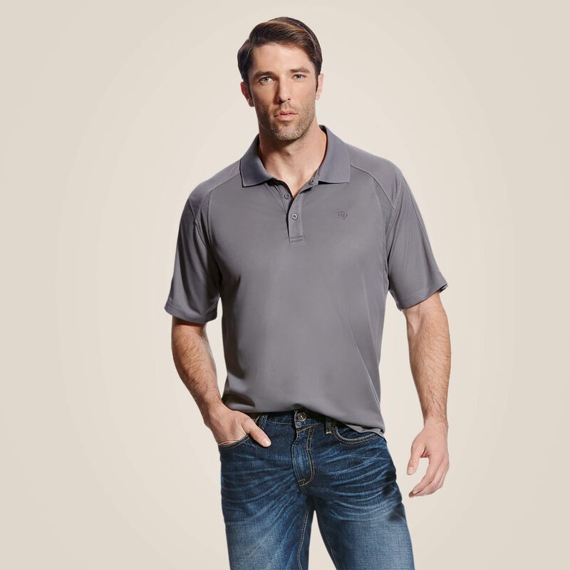 Ariat Male AC- Polo Grey