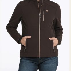 Cinch Women's CC Bonded Jacket-Brown