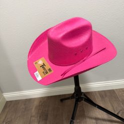 Youth Straw Hat-Pink