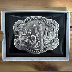 Cactus Feathers Ladies Buckle