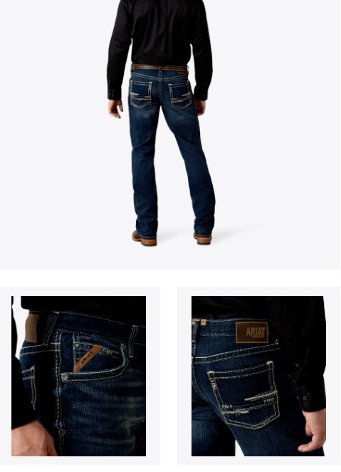 MNS M4 Relaxed Adkins Boot Cut Jeans