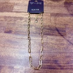 18K Yellow Gold Plated Rope Link Chains