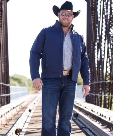 MENS CC BONDED JACKET- NAV