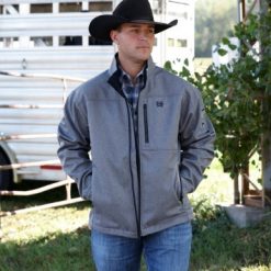 MENS CC BONDED JACKET-Gray